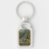  Washington DC-reisposter Sleutelhanger (Voorkant)