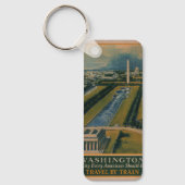  Washington DC-reisposter Sleutelhanger (Voorkant)