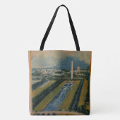  Washington DC-reisposter Tote Bag (Voorkant)