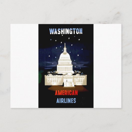 Washington DC-reizen Briefkaart (Voorkant)