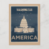 Washington DC-reizen Briefkaart (Voorkant)