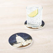  Washington DC-reizen Zandsteen Onderzetter (Zijkant)