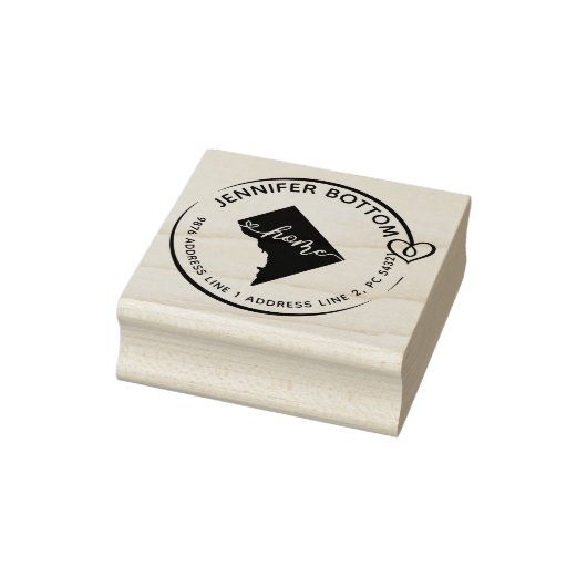 Washington DC retouradres Rubberstempel (Stempel)
