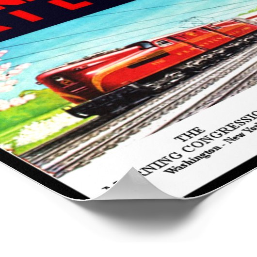 Washington DC Retro Travel Poster (Hoek)