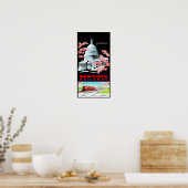 Washington DC Retro Travel Poster (Keuken)