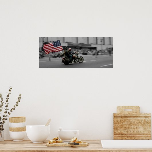 Washington DC Rolling Thunder Biker Rally Poster (Keuken)