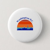 Washington DC Ronde Button 5,7 Cm (Voorkant)