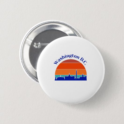 Washington DC Ronde Button 5,7 Cm (Voorkant /achterkant)