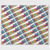 Washington DC Row House Cadeaupapier (Vlak)