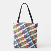 Washington DC Row House Tote Bag (Achterkant)