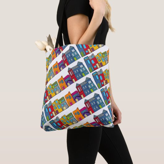 Washington DC Row House Tote Bag (Dichtbij)
