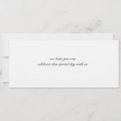 Washington DC Save the Date Boarding Pass (Achterkant)