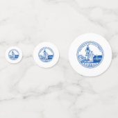 Washington DC Seal Confetti (Achterkanten)