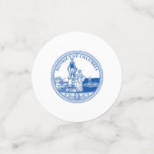Washington DC Seal Confetti (Kleine voorkant)
