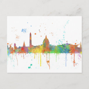 WASHINGTON DC SKYLINE BRIEFKAART