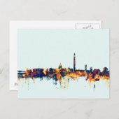 Washington DC Skyline Briefkaart (Voorkant / Achterkant)