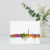 Washington DC Skyline Briefkaart (Staand voorkant)