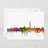 Washington DC Skyline Briefkaart (Voorkant / Achterkant)