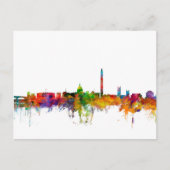 Washington DC Skyline Briefkaart (Voorkant)
