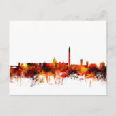 Washington DC Skyline Briefkaart (Voorkant)