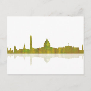 WASHINGTON DC SKYLINE - Briefkaart