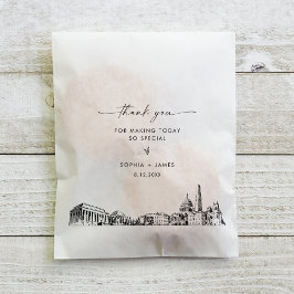 Washington DC Skyline bruiloft dank u gunst tassen Bedankzakje