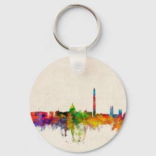 Washington DC Skyline Cityscape Sleutelhanger