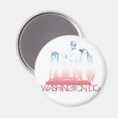 Washington DC Skyline Design Magneet (Voorkant / Achterkant)