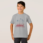 Washington DC Skyline Design T-shirt (Voorkant volledig)
