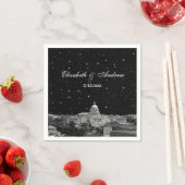 Washington DC skyline geëtst sterrenhuwelijk Servet (Insitu)