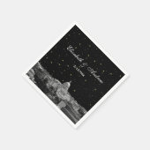 Washington DC skyline geëtst sterrenhuwelijk Servet (Hoek)