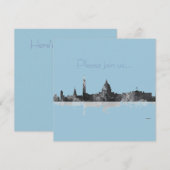 WASHINGTON DC SKYLINE KAART (Voorkant / Achterkant)