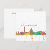 WASHINGTON DC SKYLINE KAART (Voorkant / Achterkant)