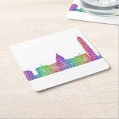 Washington DC skyline Kartonnen Onderzetters (Schuin)