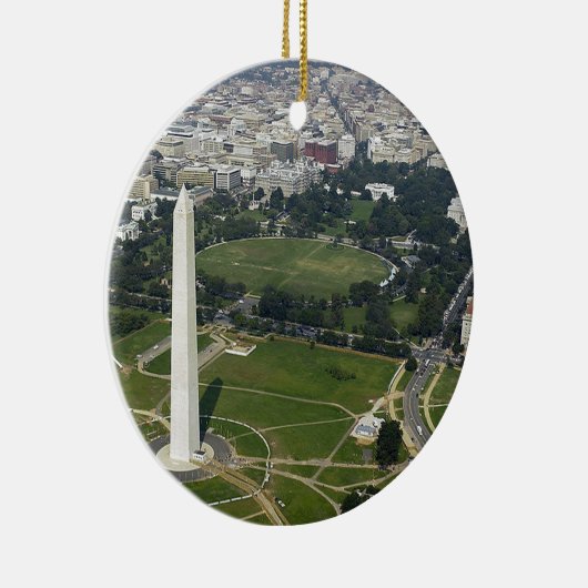 Washington DC Skyline Keramisch Ornament (Rechts)