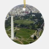Washington DC Skyline Keramisch Ornament (Voorkant)