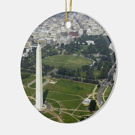 Washington DC Skyline Keramisch Ornament (Links)