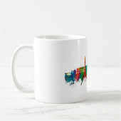 Washington DC Skyline Koffiemok (Links)