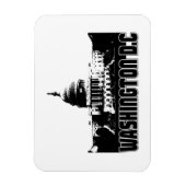 Washington DC Skyline Magneet (Verticaal)