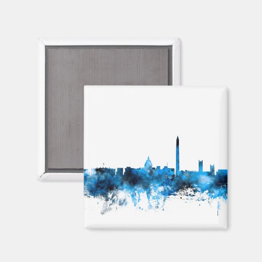 Washington DC Skyline Magneet (Voorkant / Achterkant)