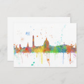 WASHINGTON DC SKYLINE MCLR - Uitnodigings-/reactie Kaart (Voorkant / Achterkant)