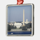 Washington DC Skyline met US Capitol Building 2 Metalen Ornament (Links)