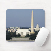 Washington DC Skyline met US Capitol Building 2 Muismat (Met muis)