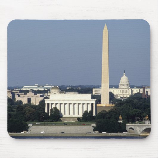 Washington DC Skyline met US Capitol Building 2 Muismat (Voorkant)