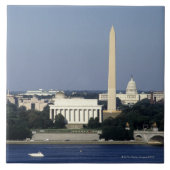 Washington DC Skyline met US Capitol Building 2 Tegeltje (Voorkant)