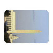 Washington DC Skyline met US Capitol Building Magneet (Horizontaal)