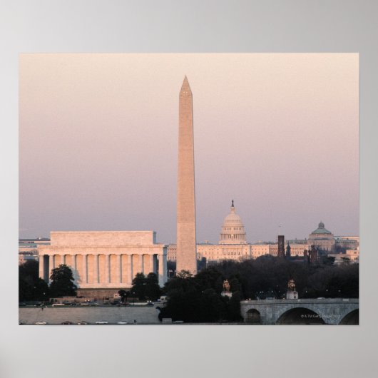 Washington, DC Skyline Poster (Voorkant)