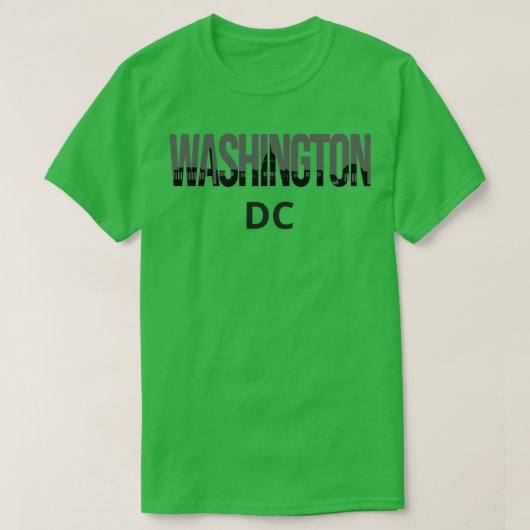 Washington DC Skyline Pride I T-shirt (Design voorkant)