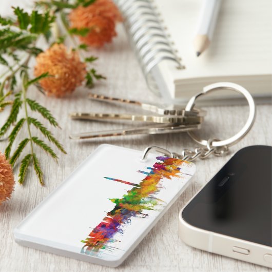 Washington DC Skyline Sleutelhanger (Voorkant Rechts)