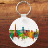 Washington DC Skyline Sleutelhanger (Voorkant)